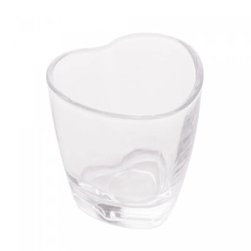 COPO P/SHOT DE VIDRO SODO-CALCICO CORACAO 50ML - LYOR