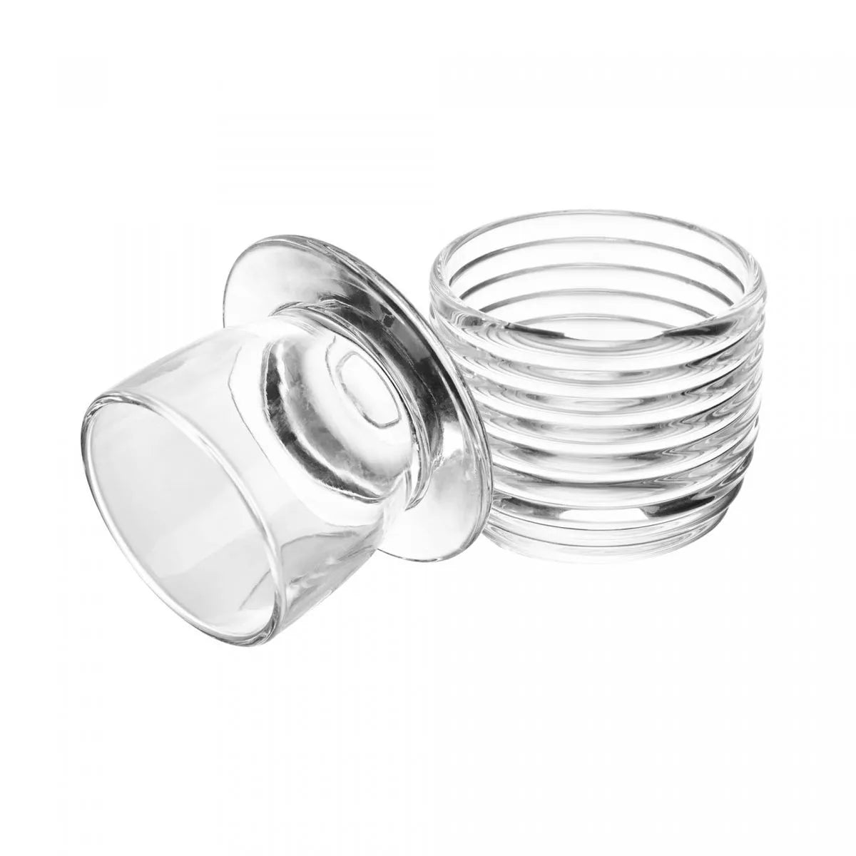 MANTEIGUEIRA FRANCESA DE VIDRO COLMEIA 9,5X9,5X10,5CM - LYOR