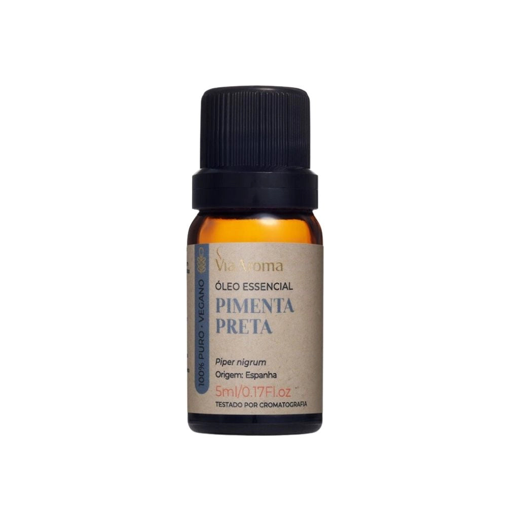 ÓLEO ESSENCIAL PIMENTA PRETA 5ML - VIA AROMA