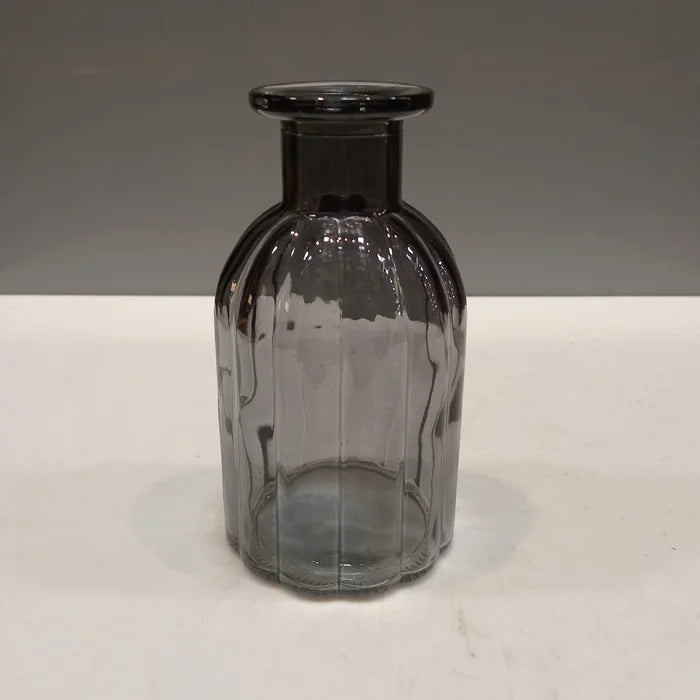 VASO VIDRO FUME 14X7X7CM HOME&CO - GS