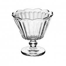 TAÇA PARA SOBREMESA DE VIDRO FLOR 150ML - LYOR