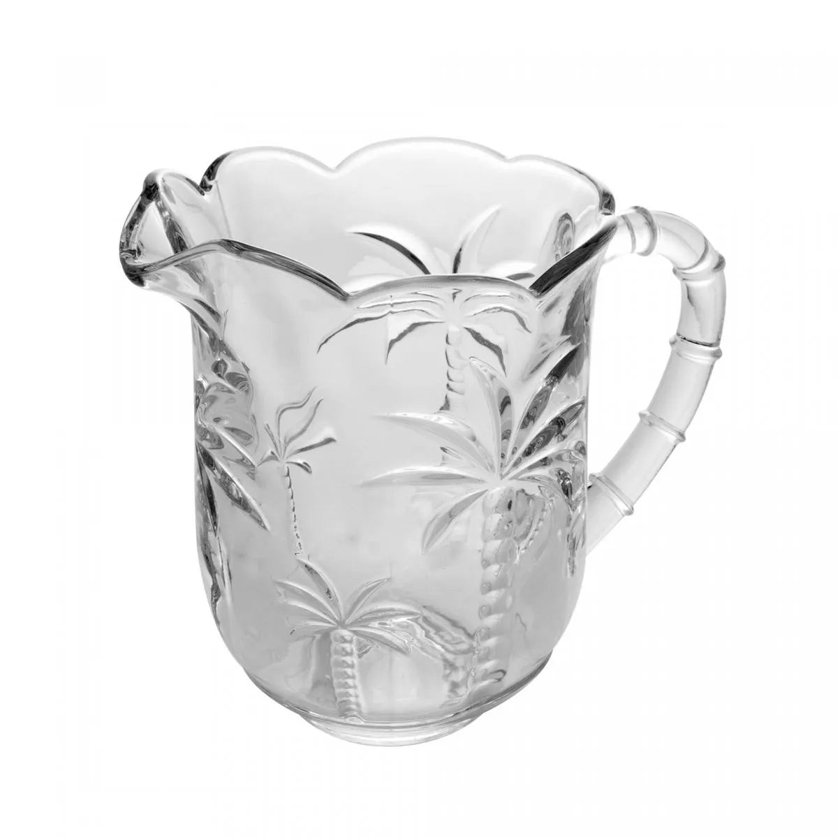 CONJUNTO JARRA 1,3L C/6 TACAS DE CRISTAL 240ML PALM - LYOR