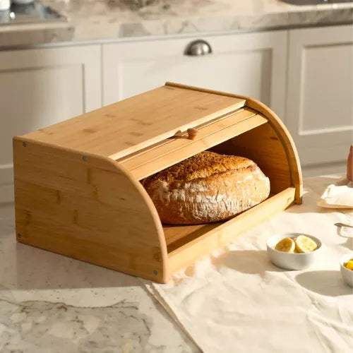 PORTA PÃO EM BAMBU 27,5X40X16,5CM - FULL FIT