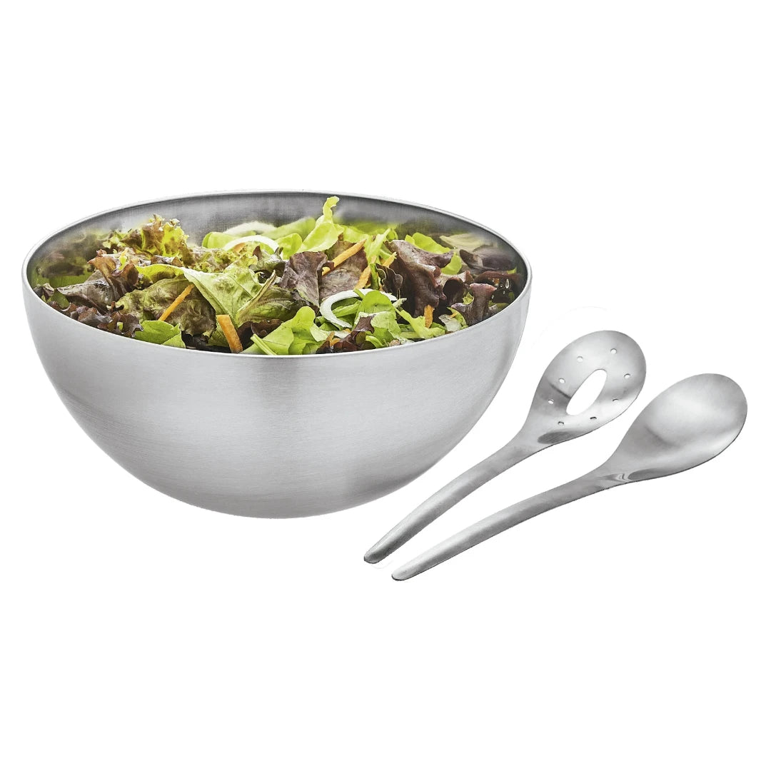 SALADEIRA SEMPLICE EM AÇO INOX 24CM - FULL FIT