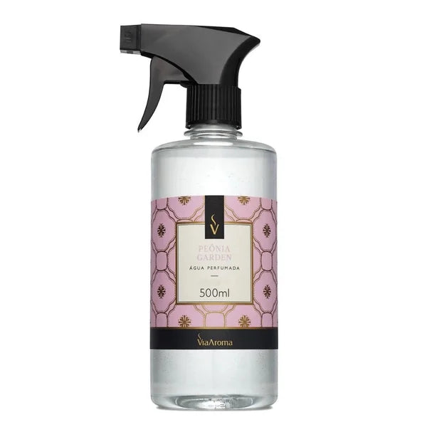 ÁGUA PERFUMADA PEÔNIA GARDEN 500ML - VIA AROMA
