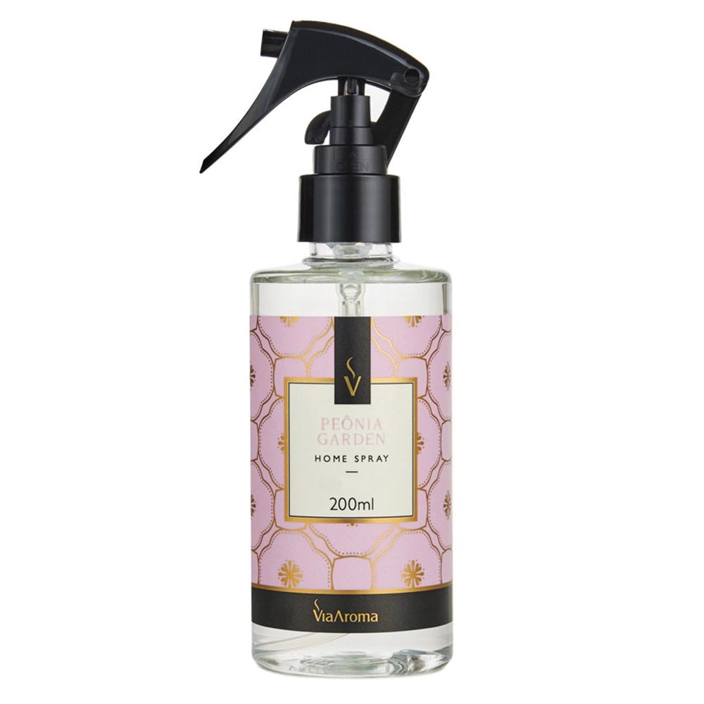 HOME SPRAY CLASSICA PEÔNIA GARDEN 200ML - VIA AROMA