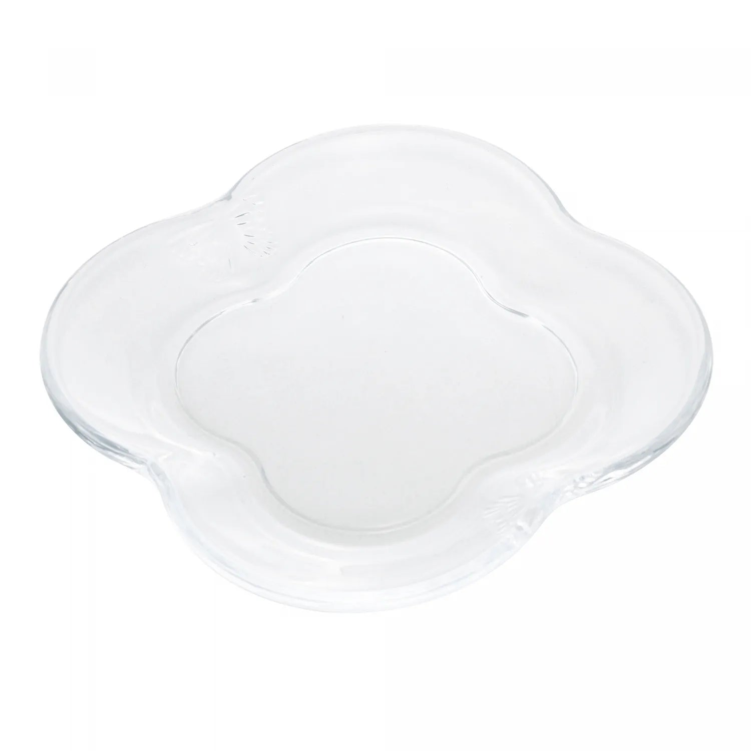 KIT 4 PRATOS PARA SOBREMESA DE VIDRO BUTTERFLY 17CM - WOLFF