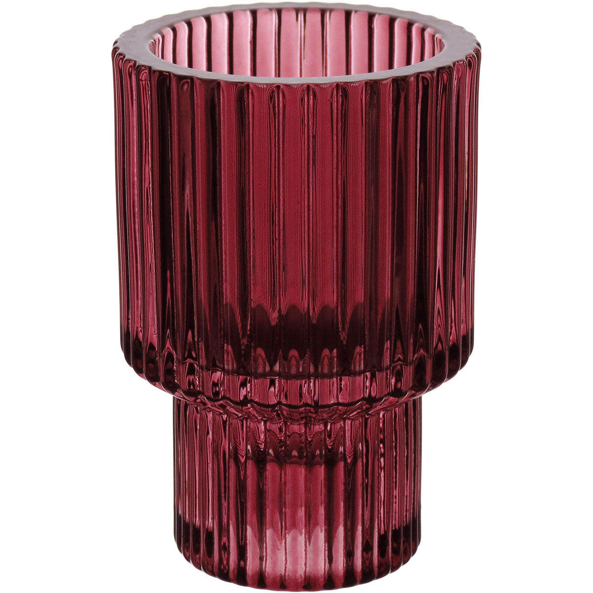 CASTIÇAL DECORATIVO ENFEITE CASA VIDRO VINHO8X6X6CM HOME&CO - GS