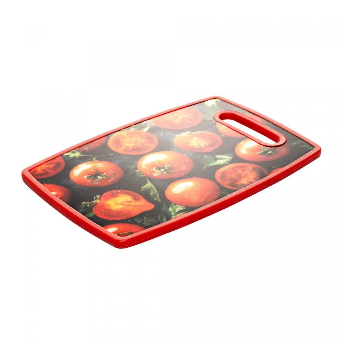 TABUA PARA CORTE DE PLASTICO COM ESTAMPA TOMATE 37X23X1CM - LYOR