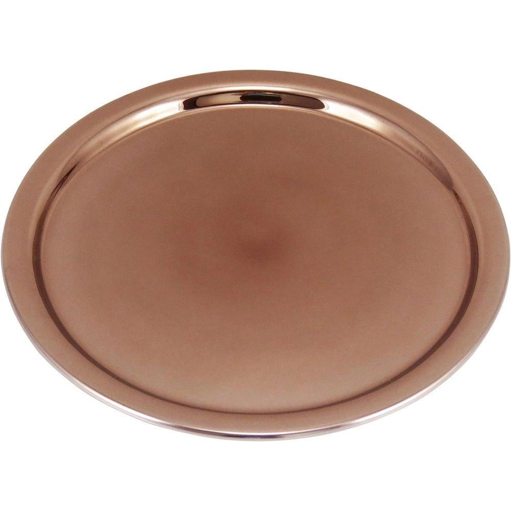 MELZI BANDEJA VIDRO COBRE 2X26X26CM  HOME&CO - GS