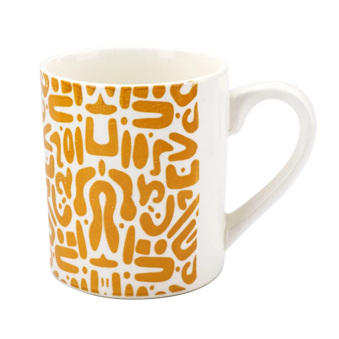 CANECA PURUS EM CERÂMICA AMARELA 330ML - FULL FIT