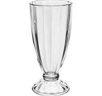 TAÇA PARA MILK SHAKE DE VIDRO 350ML - LYOR