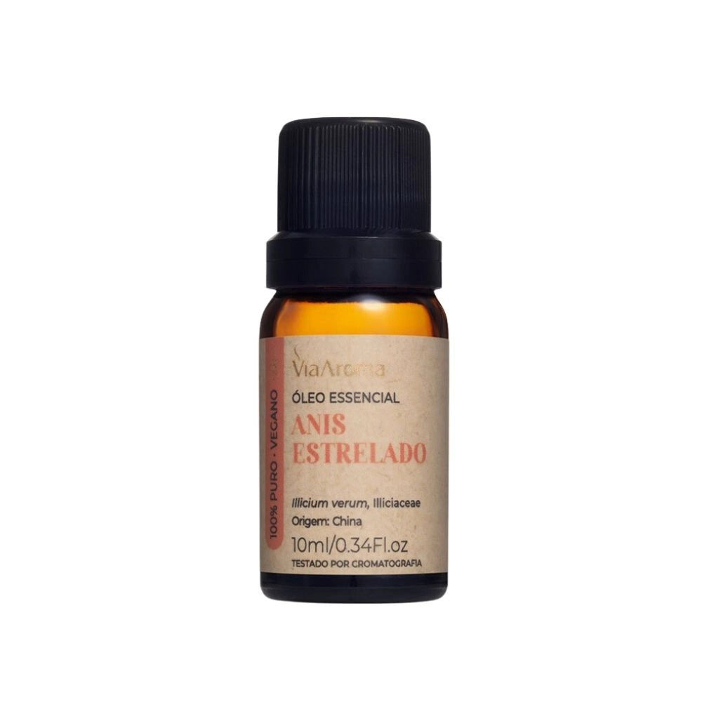 OLEO ESSENCIAL ANIS ESTRELADO 10ML - VIA AROMA