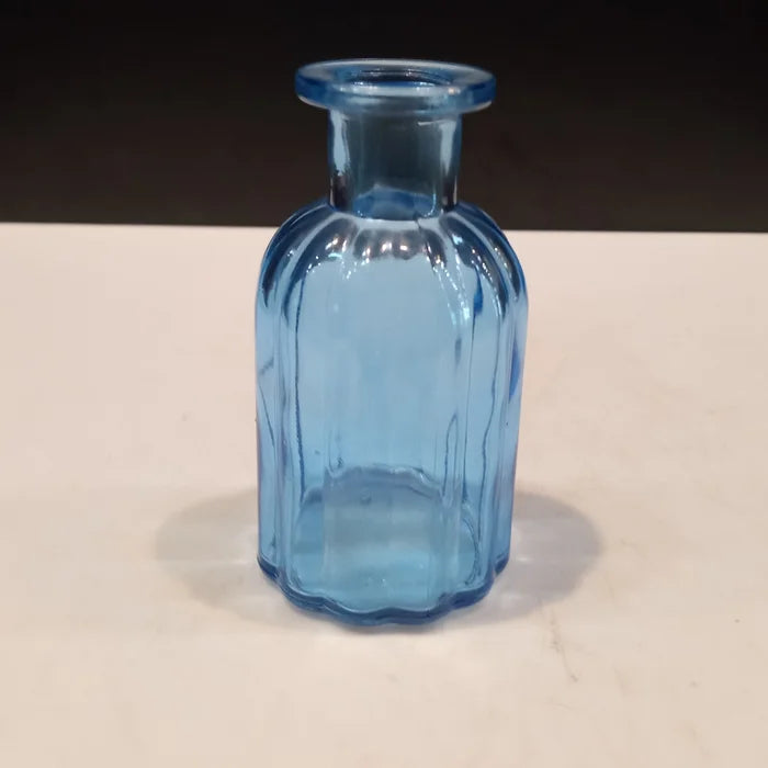 VASO VIDRO AZUL 10X5X5CM HOME&CO - GS