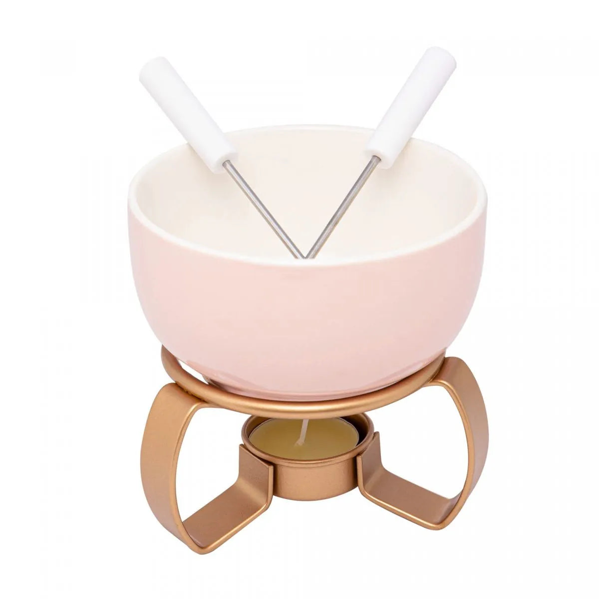 APARELHO DE FONDUE C/4 PÇS ASPEN ROSA 350ML - LYOR