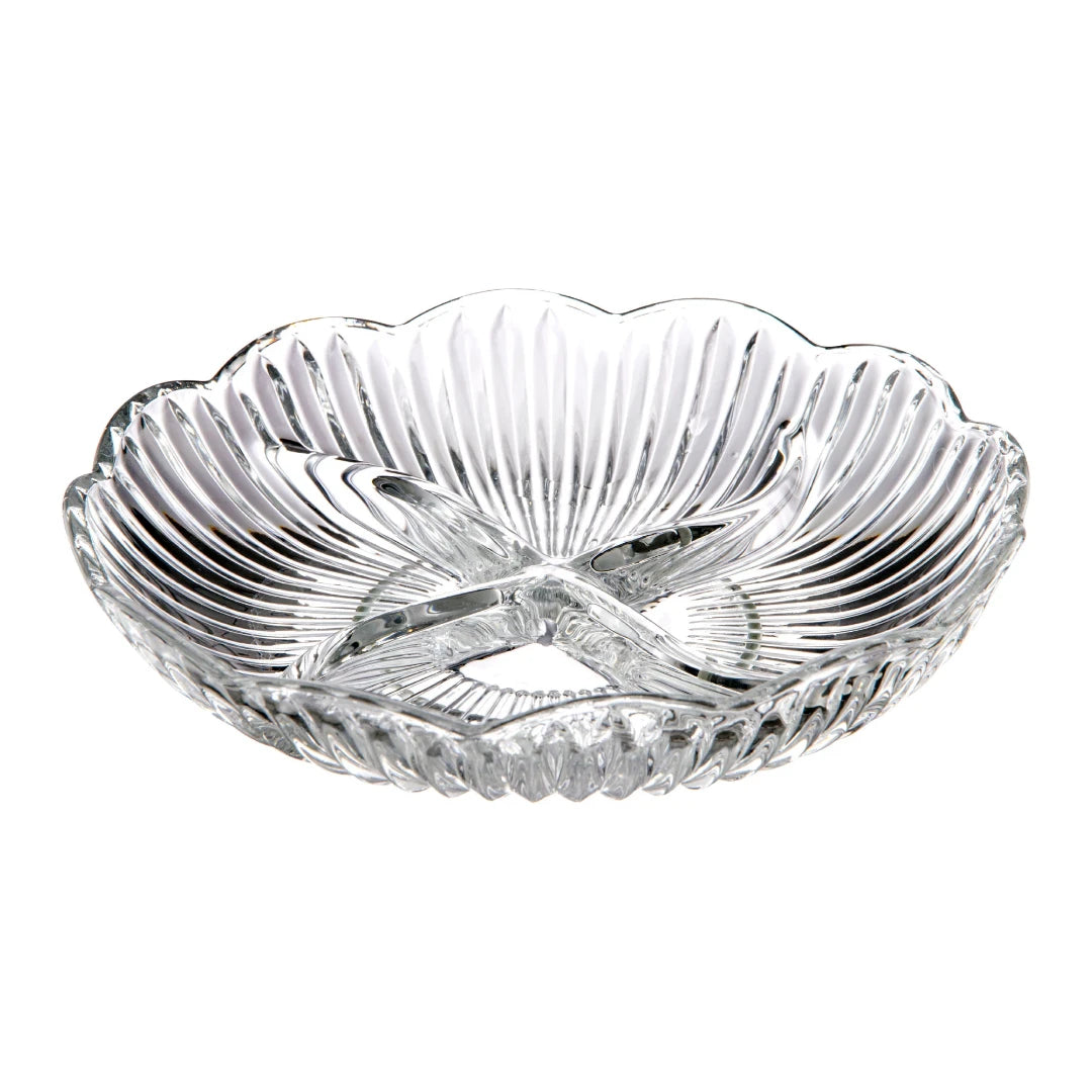 PETISQUEIRA EM VIDRO REDONDA 18,5X3,8CM - FULL FIT