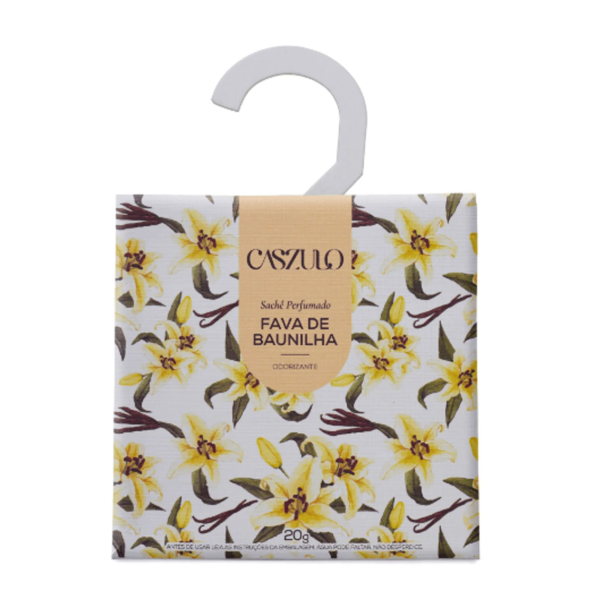 SACHE CASZULO FAVA DE BAUNILHA 20G - VIA AROMA