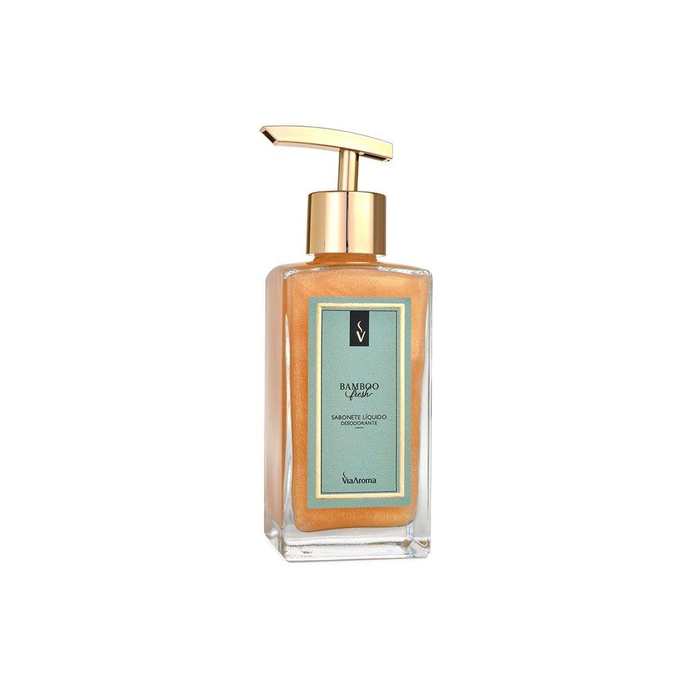 SABONETE LÍQUIDO DESODORANTE BAMBOO 250ML - VIA AROMA