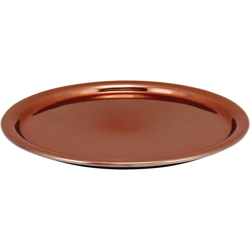 MELZI BANDEJA VIDRO COBRE 2X26X26CM  HOME&CO - GS