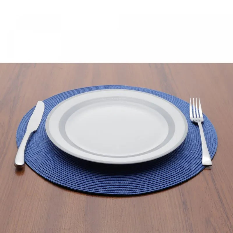 LUGAR AMERICANO DE POLIESTER FRESNO ESPIRAL AZUL 38CM - LYOR