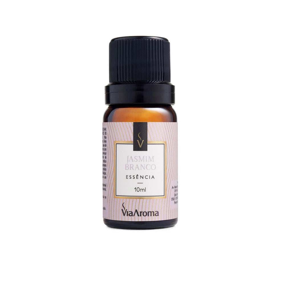ESSÊNCIA CLÁSSICA JASMIM BRANCO 10ML - VIA AROMA