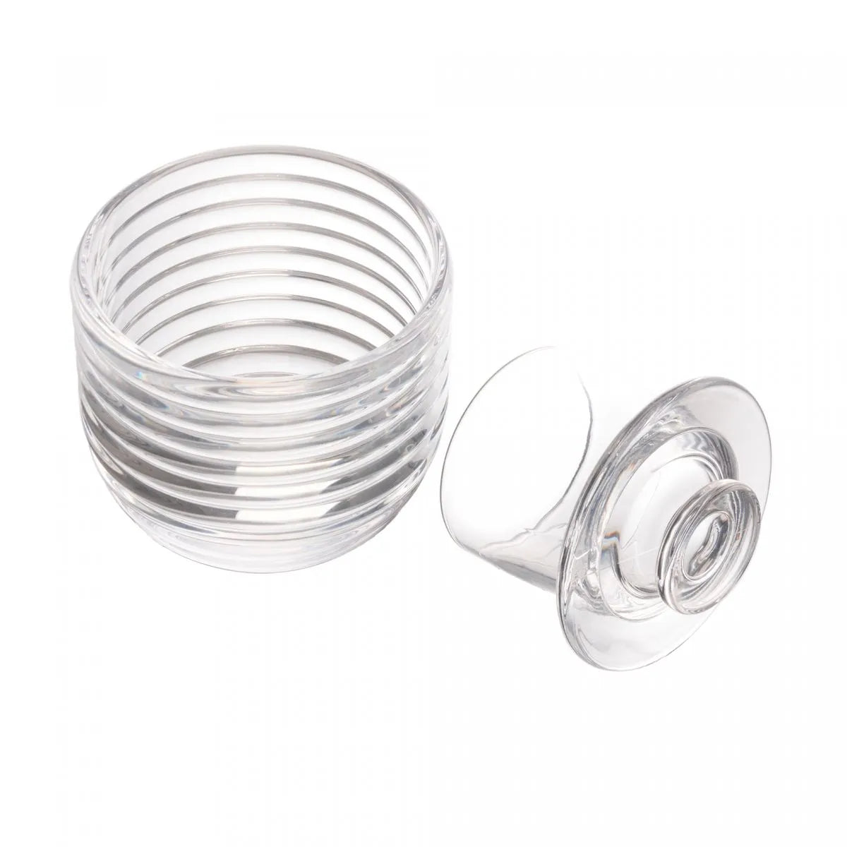 MANTEIGUEIRA FRANCESA DE VIDRO COLMEIA 9,5X9,5X10,5CM - LYOR