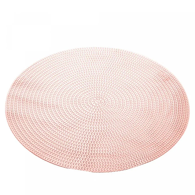 LUGAR AMERICANO DE PLASTICO FRESNO METALIZADO ROSE 38CM - LYOR