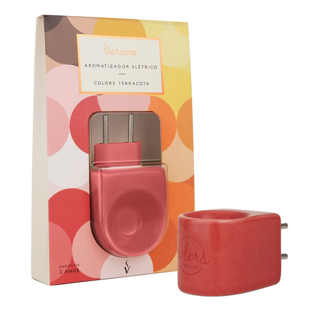 AROMATIZADOR VIA AROMA COLORS TERRACOTA VERMELHO - VIA AROMA