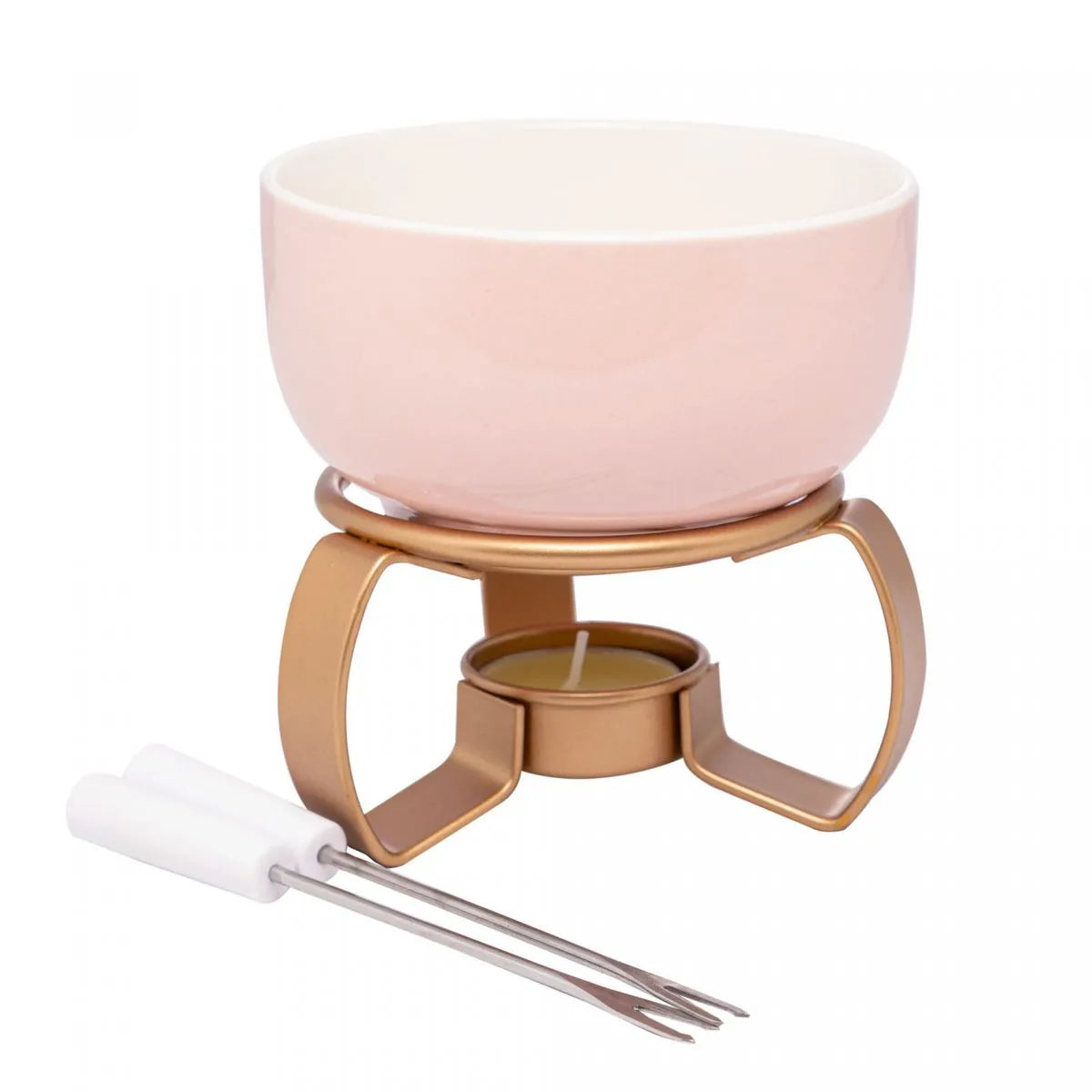 APARELHO DE FONDUE C/4 PÇS ASPEN ROSA 350ML - LYOR
