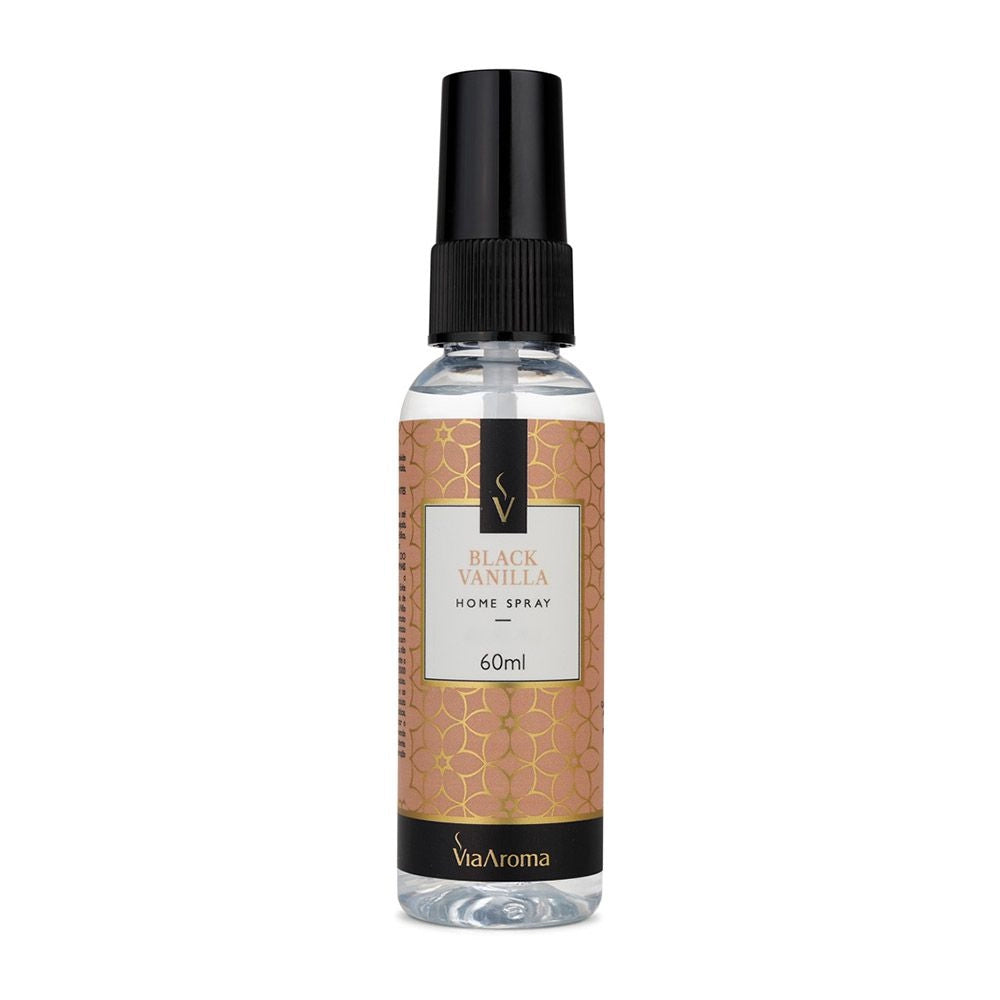 HOME SPRAY BLACK VANILLA 60ML - VIA AROMA