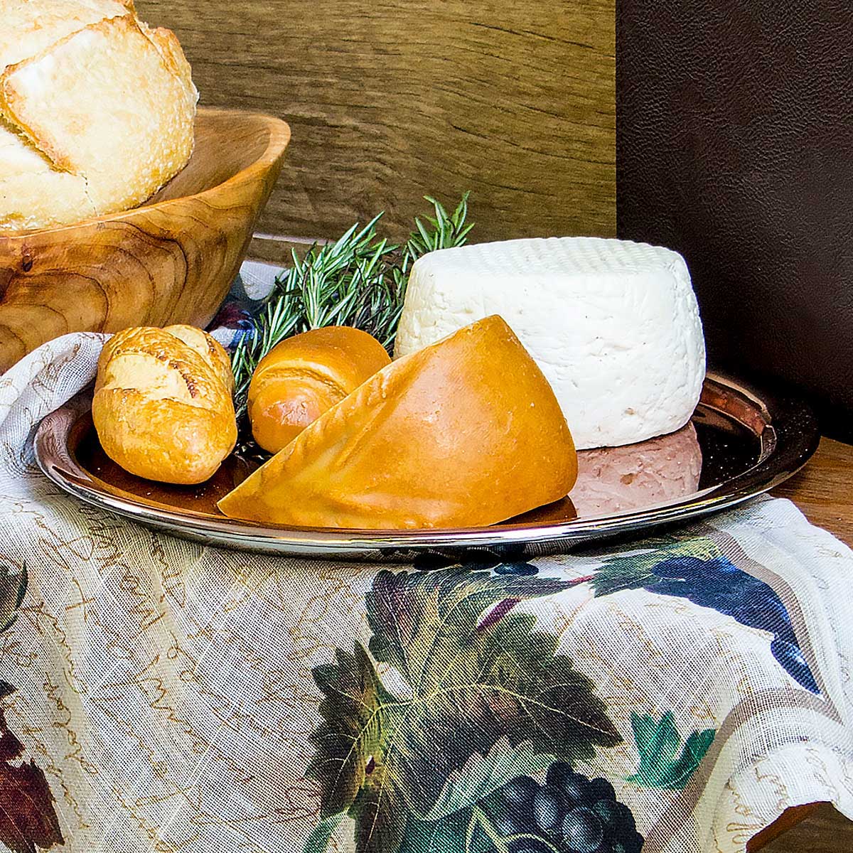 MELZI BANDEJA VIDRO COBRE 2X26X26CM  HOME&CO - GS