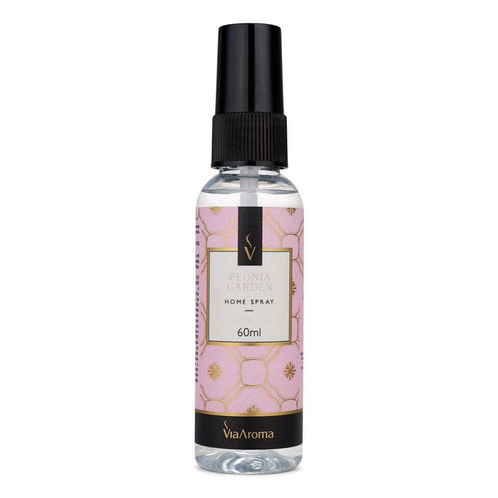 HOME SPRAY PEÓNIA GARDEN 60ML - VIA AROMA