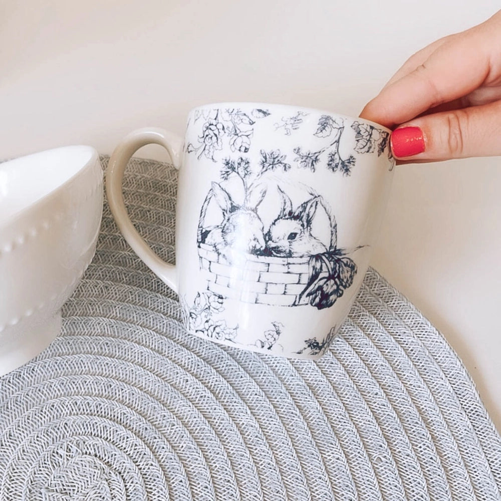 CANECA CLASSICA AZUL/BRANCO (COLLEC CLASS) C/1 UN - CROMUS