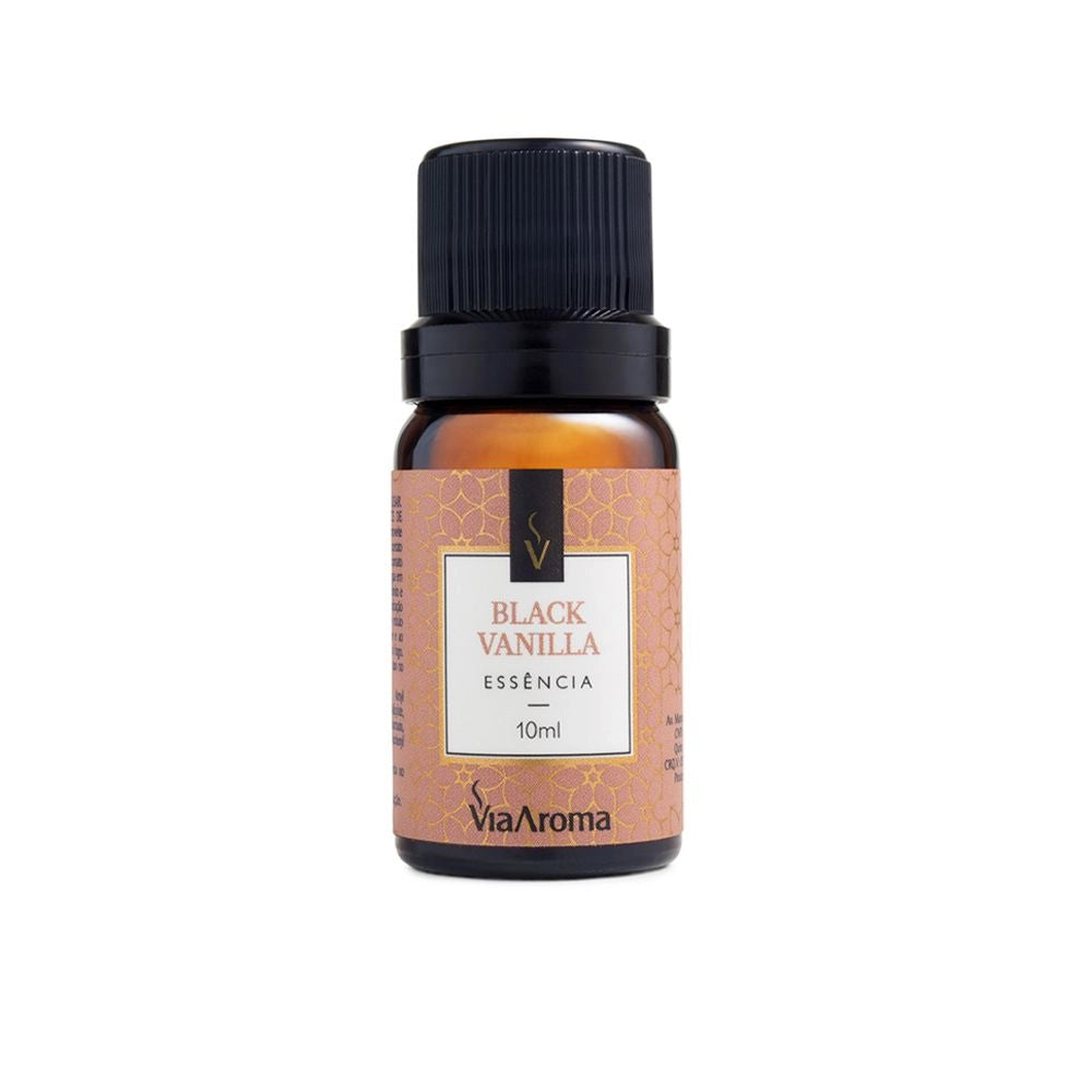 ESSENCIA CLÁSSICA BLACK VANILLA 10ML - VIA AROMA