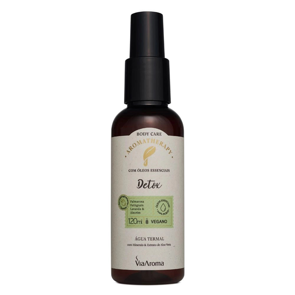 ÁGUA TERMAL DETOX AROMATHERAPY 120ML - VIA AROMA