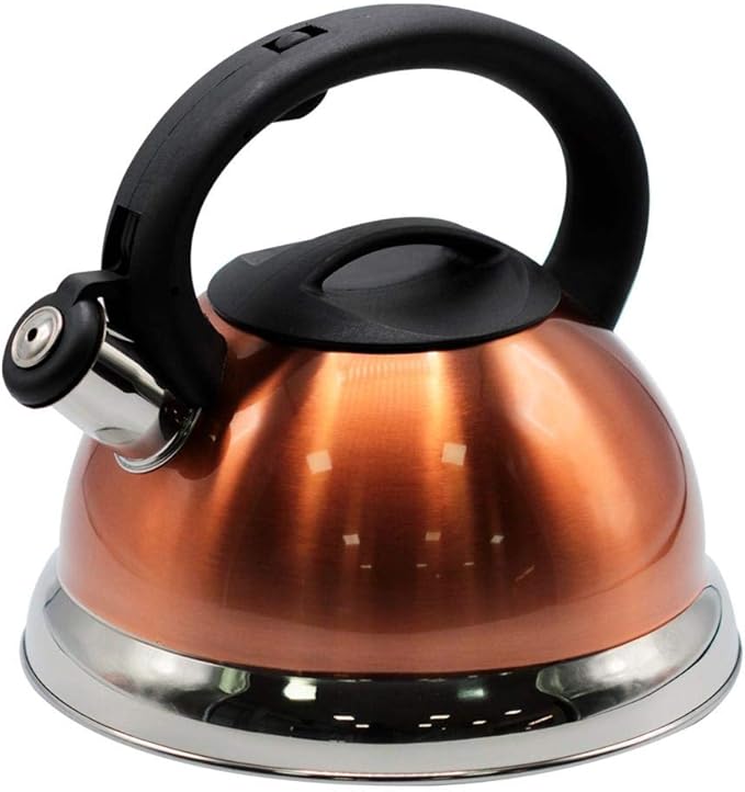 CHALEIRA GOLD BRONZE FUNDO DUPLO C/ APITO 3LTS - A5 IMPORTADORA