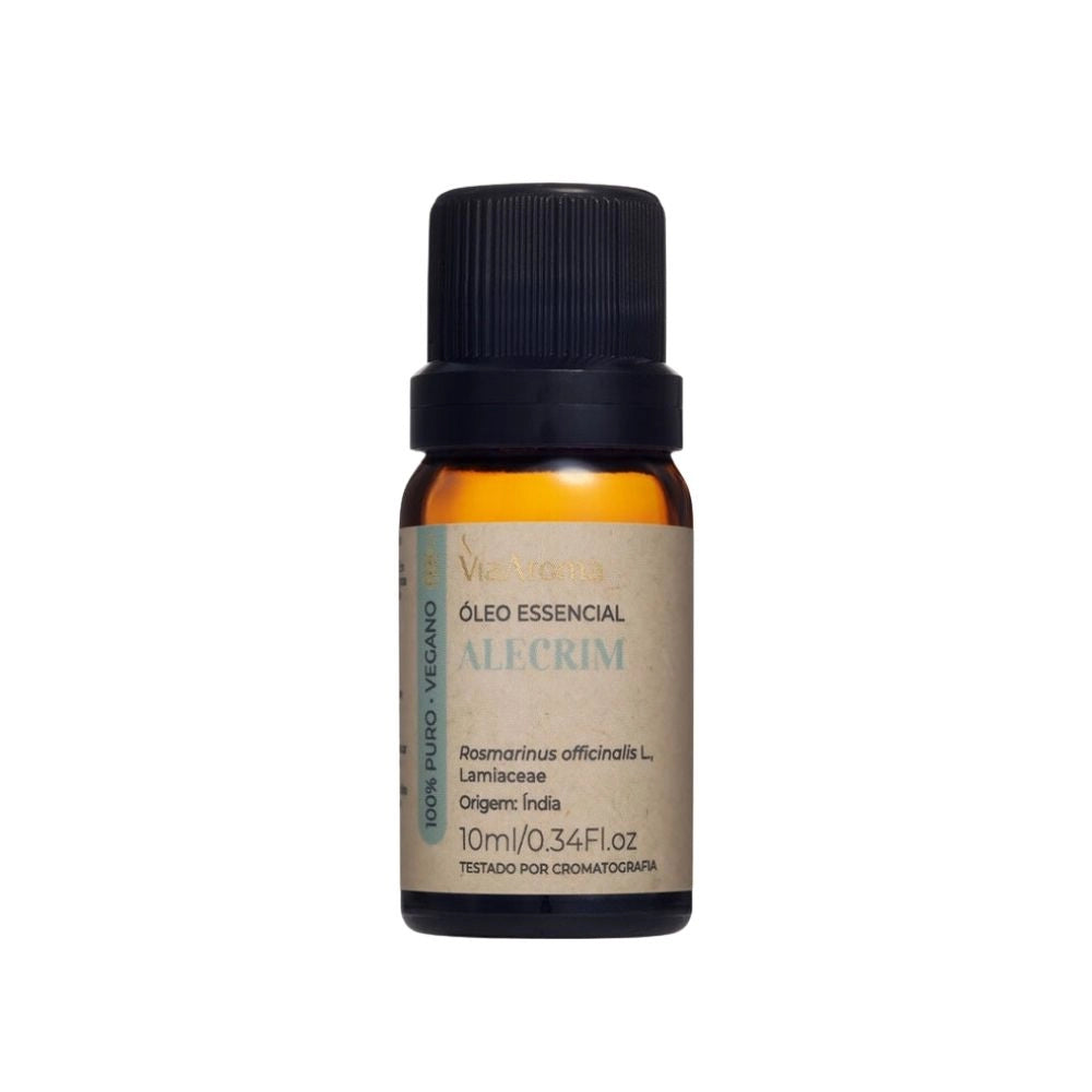 OLEO ESSENCIAL ALECRIM 10ML - VIA AROMA