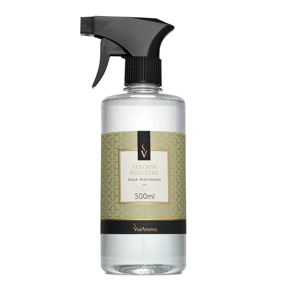 AGUA PERFUMADA CLASSICA ALECRIM SILVESTRE 500ML - VIA AROMA