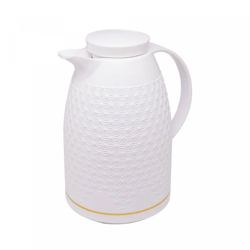 GARRAFA TERMICA DE PLASTICO RENDA BRANCA 1L - WOLFF