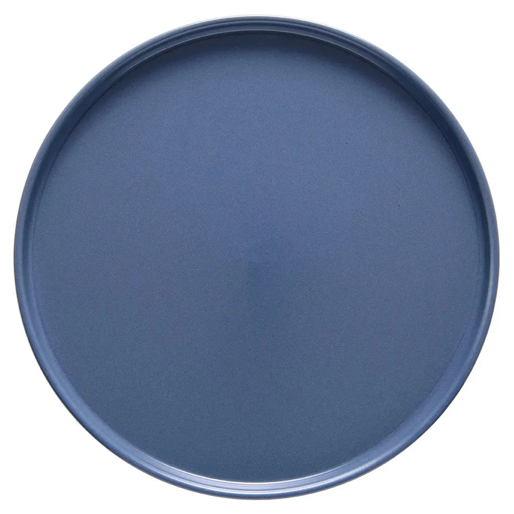PRATO RASO EDGE BLUESTONE CERAMICA 27CM - COPA & CIA