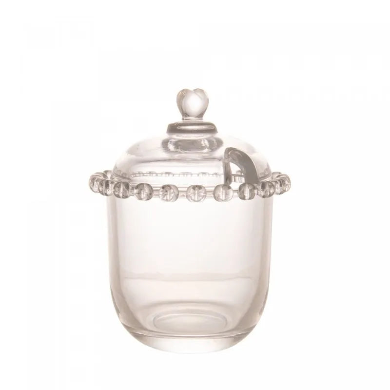 MELEIRA CRISTAL DE CHUMBO C/PEGADOR CORACAO 9,5X12CM - LYOR