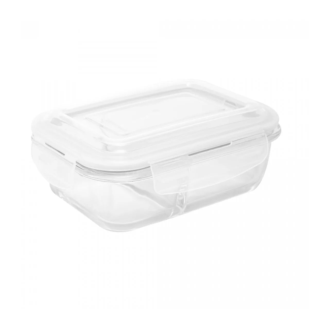 POTE HERMETICO DE VIDRO BOROSSILICATO RETANGULAR 640ML - LYOR