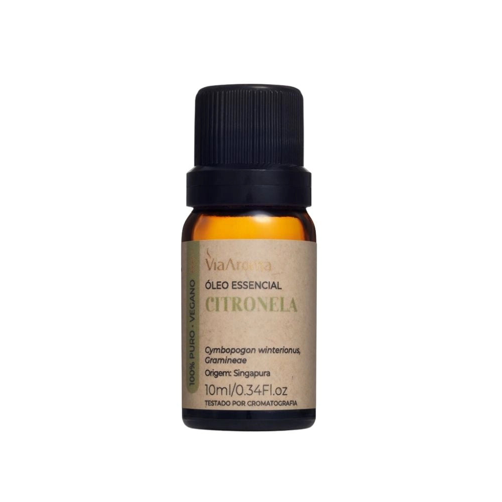 OLEO ESSENCIAL CITRONELA 10ML - VIA AROMA