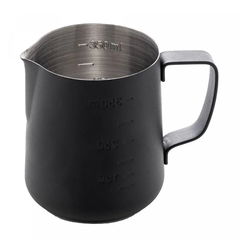 LEITEIRA DE ACO INOX PRETA 350ML - LYOR