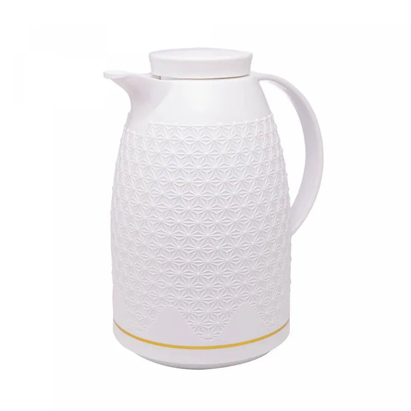 GARRAFA TERMICA DE PLASTICO RENDA BRANCA 1L - WOLFF