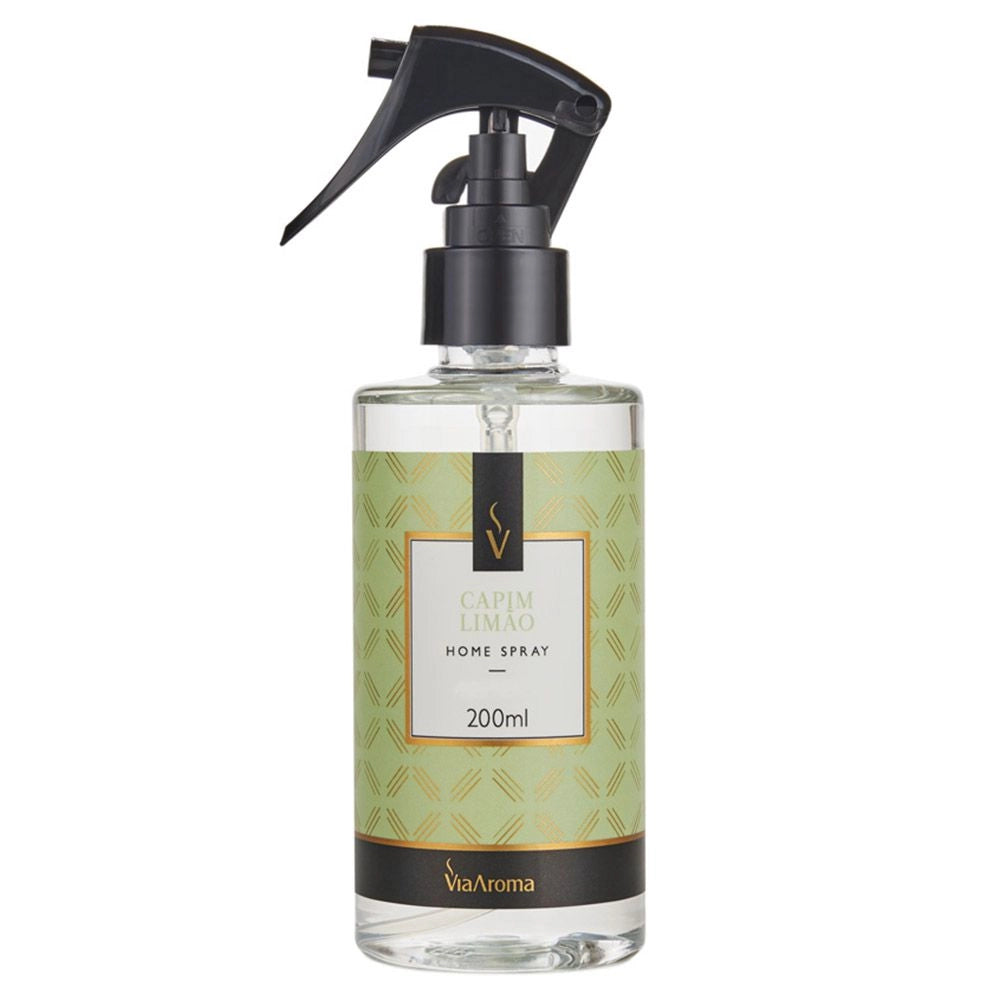 HOME SPRAY CLASSICA CAPIM LIMÃO 200ML - VIA AROMA