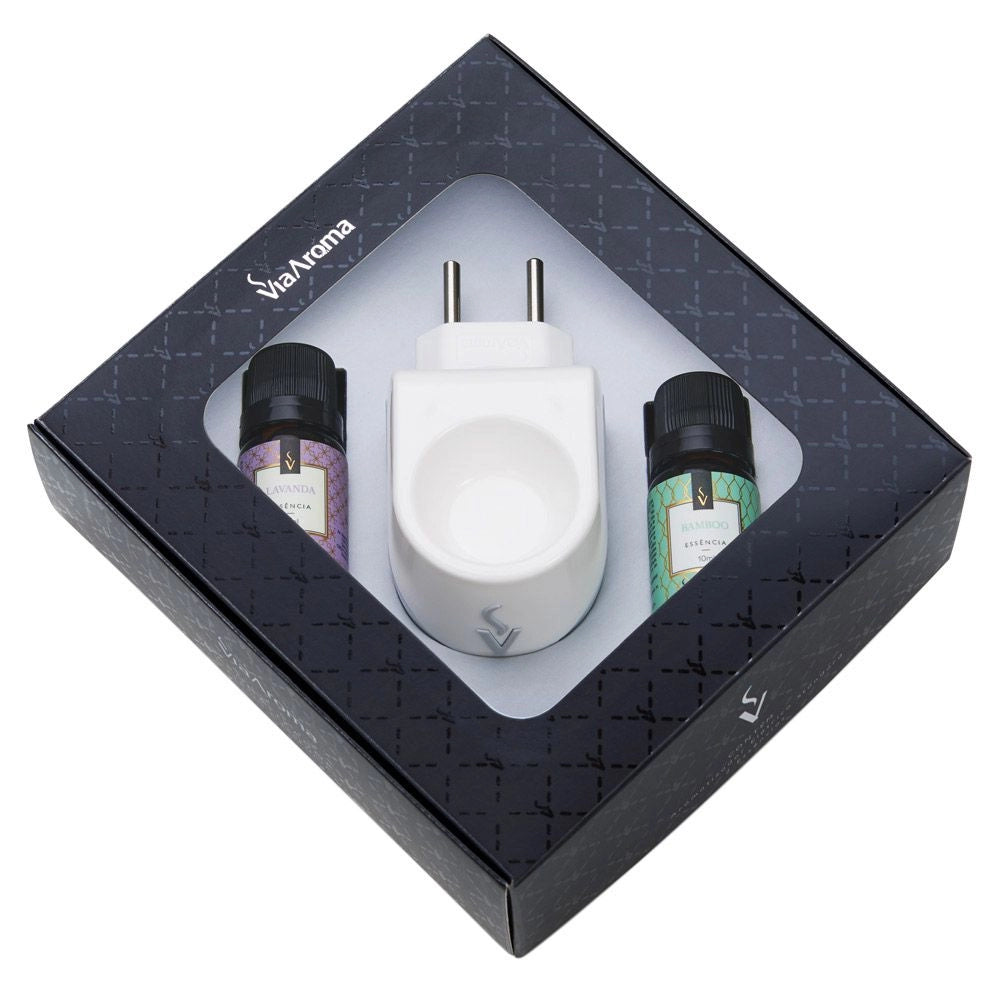 AROMATIZADOR KIT PRESENTE STANDARD BAMBOO/LAVANDA - VIA AROMA