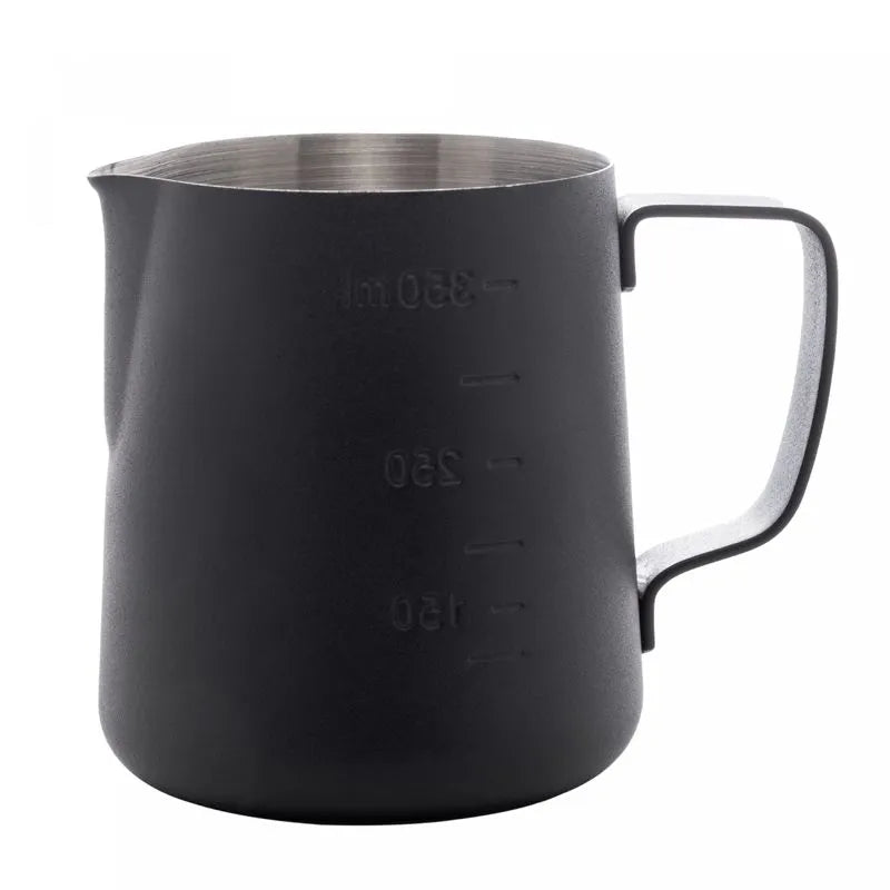 LEITEIRA DE ACO INOX PRETA 350ML - LYOR