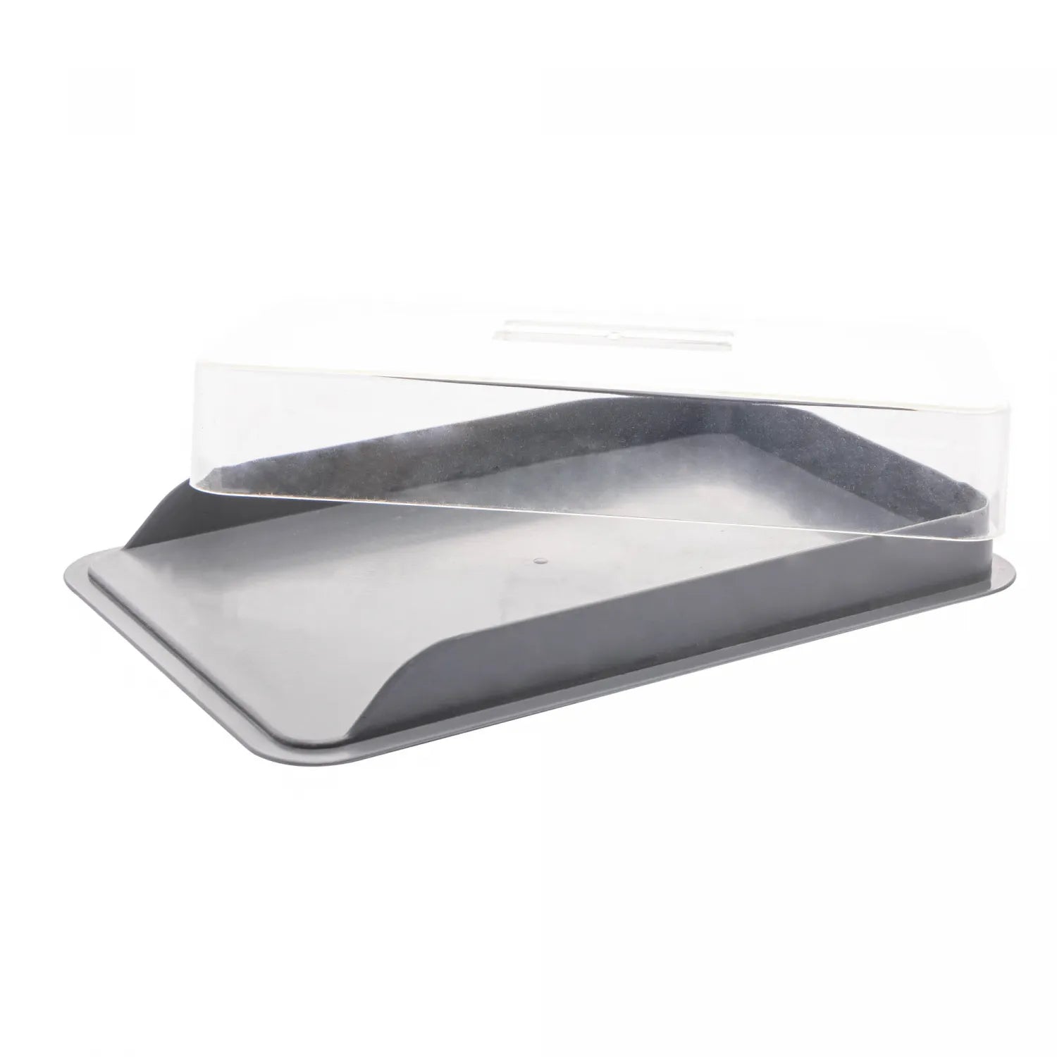 POTE FRIOS DE BAMBU E PP COM TAMPA DE POLIESTIRENO CINZA 21CM X 16CM X 4CM - LYOR