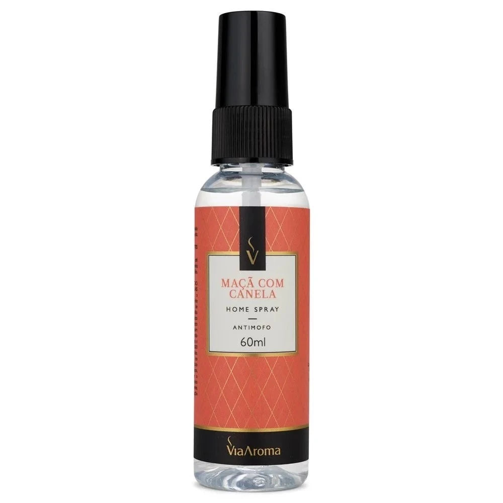 HOME SPRAY MAÇA C/CANELA  60ML - VIA AROMA